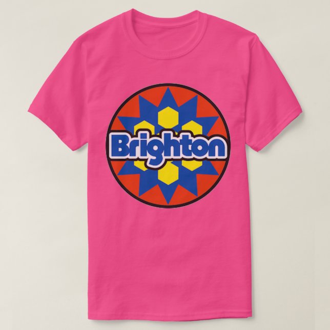 Camisa T do ventilador do Brighton Ski Resort Clas (Frente do Design)