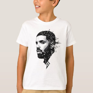 Camisa T Do Ventilador Do Pescoço Redondo Branco -