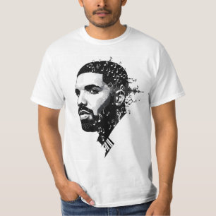 Camisa T Do Ventilador Do Pescoço Redondo Branco -