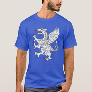 Camisa T Dragão Rampant (Branco)