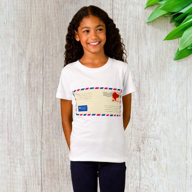 Camisa T-Envelope de Airmail Girls (Criador carregado)