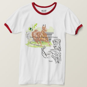 Camisa T: Forte Como Cavalo