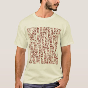 Camisa T Hieroglifo Egípcia