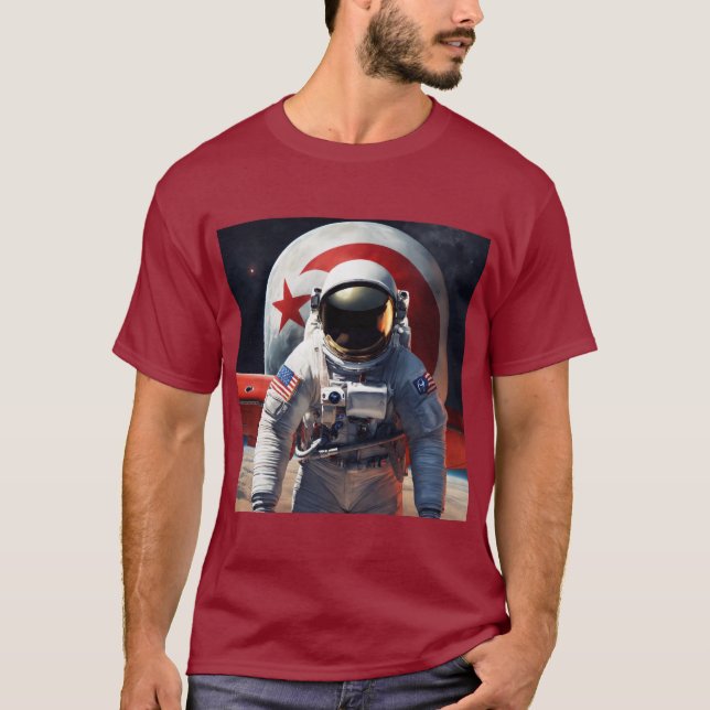 Camisa T Impressa - Ajustado Regular, Respirável S (Frente)