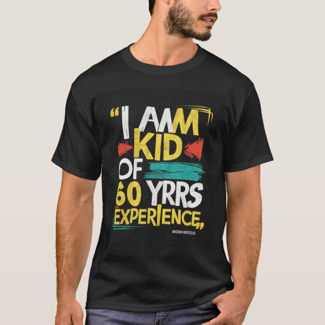 Camisa T infantil de 60 anos (Frente)