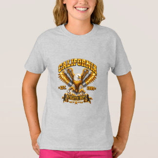 Camisa T Infantil Dept Atletismo Califórnia Brilha