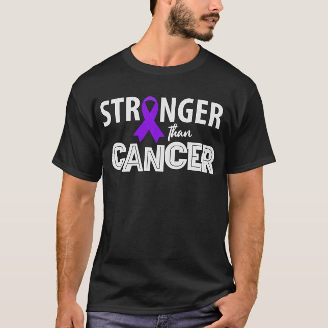 Camisa T Mais Forte Que O Cancer (Frente)