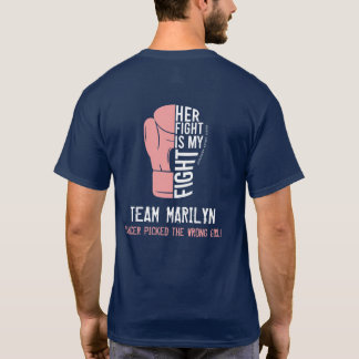 Camisa T Marinho Unisex de dois lados