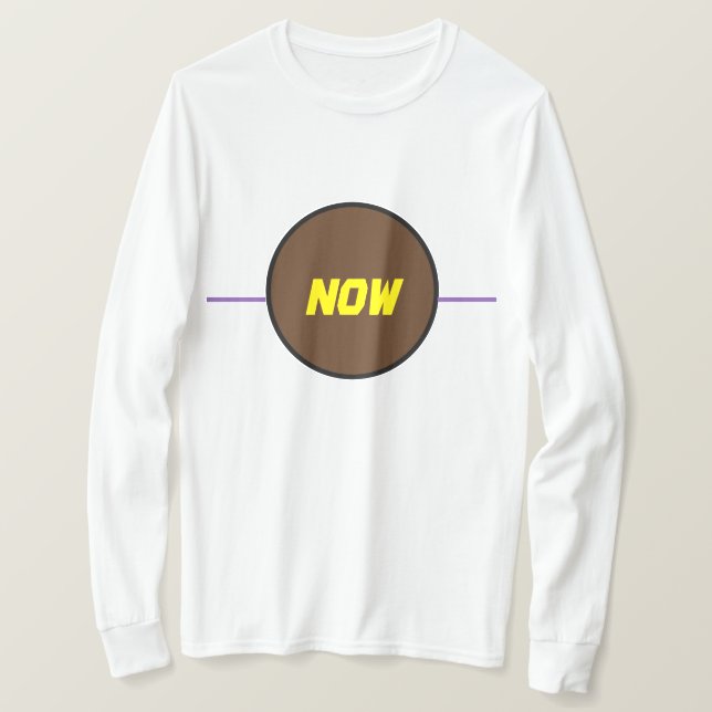 Camisa T marrom do Karamo  (Frente do Design)