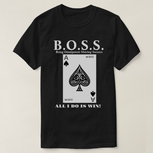 Camisa T-Over-Impressão do BOSS (Frente do Design)