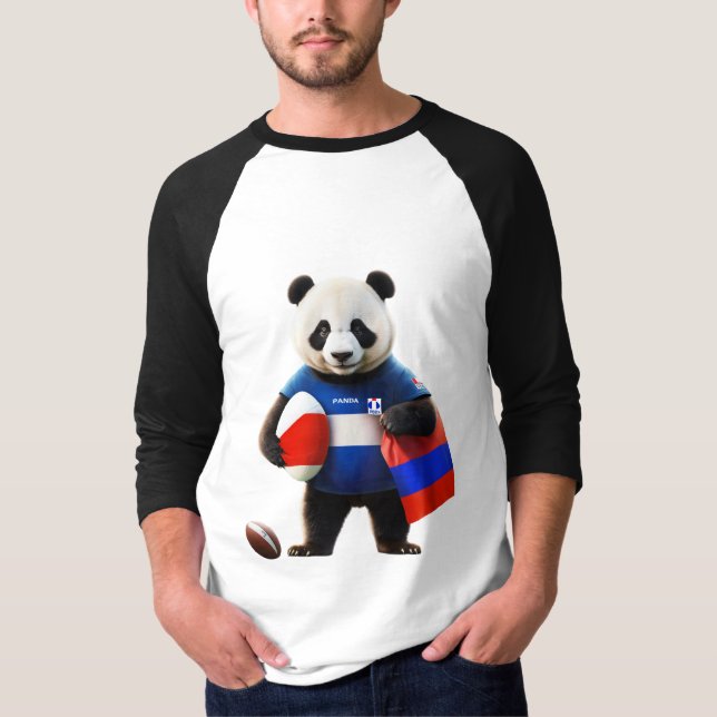 Camisa T-Paisagem de Montanha de Algodão Premium (Frente)