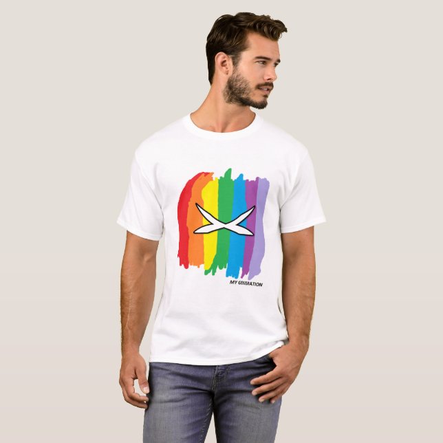 Camisa T para geração X (Frente Completa)