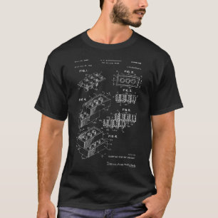 Camisa T Patente De Tijolo Para Construção De Bric