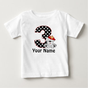 Camisa T Personalizada aniversário de 3 anos Dalma