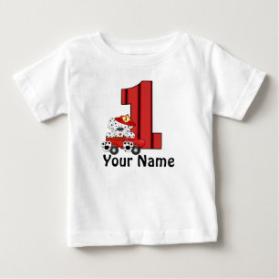 Camisa T Personalizada de Dalmagem de primeiro ani