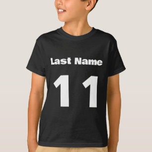 Camisa T Personalizada Liga Equipe Futebol Infanti