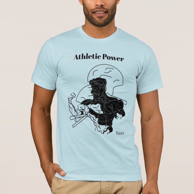Camisa T: Potência Atlética (Frente)