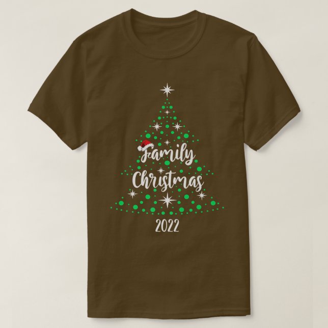 Camisa T Premium da Família Natal 2022 (Frente do Design)