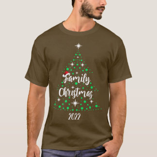 Camisa T Premium da Família Natal 2022