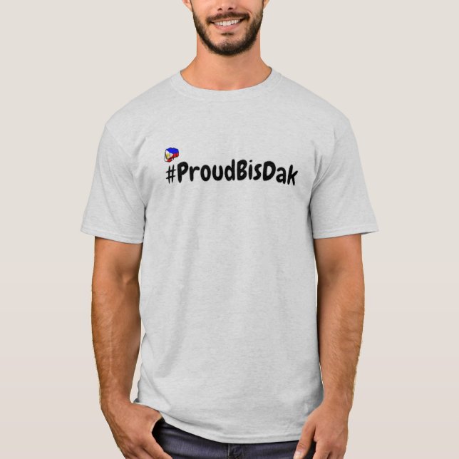 Camisa T #ProudBisaya (Frente)