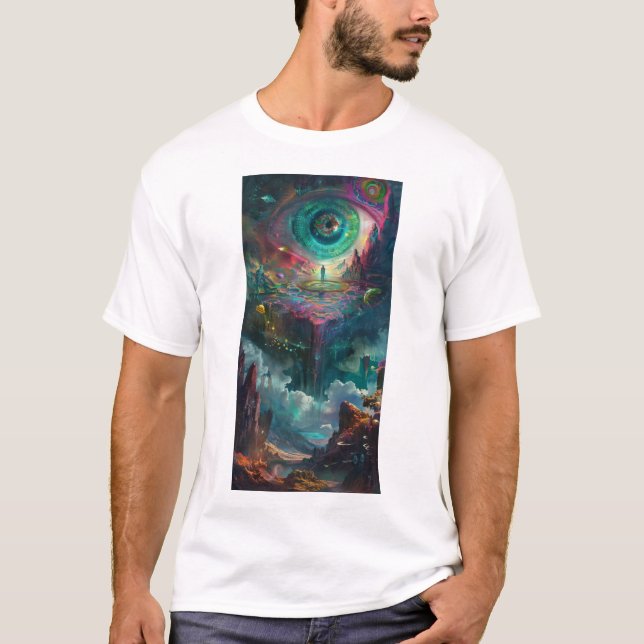 Camisa T Psicodélica do Portal DMT (Frente)