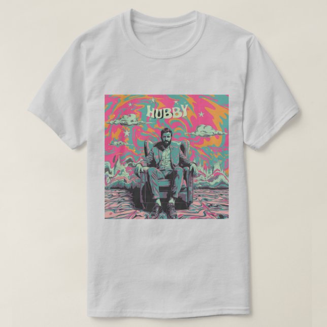 Camisa T Psicodélica Hubby (Frente do Design)