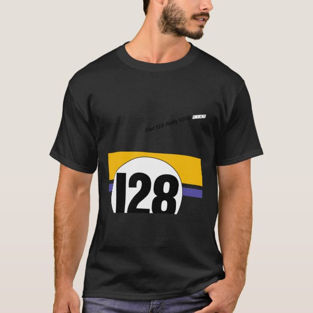 Camisa T RALLY Classic FIAT 128 (Frente)