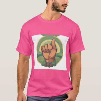 Camisa T-shirt casual Na moda de Tee Gráfico de Ca