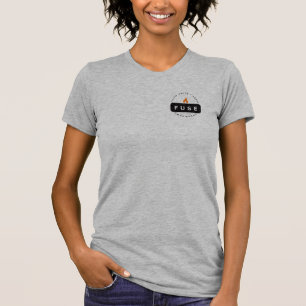 CAMISA T-SHIRT DAS MULHERES DE FUSÃO