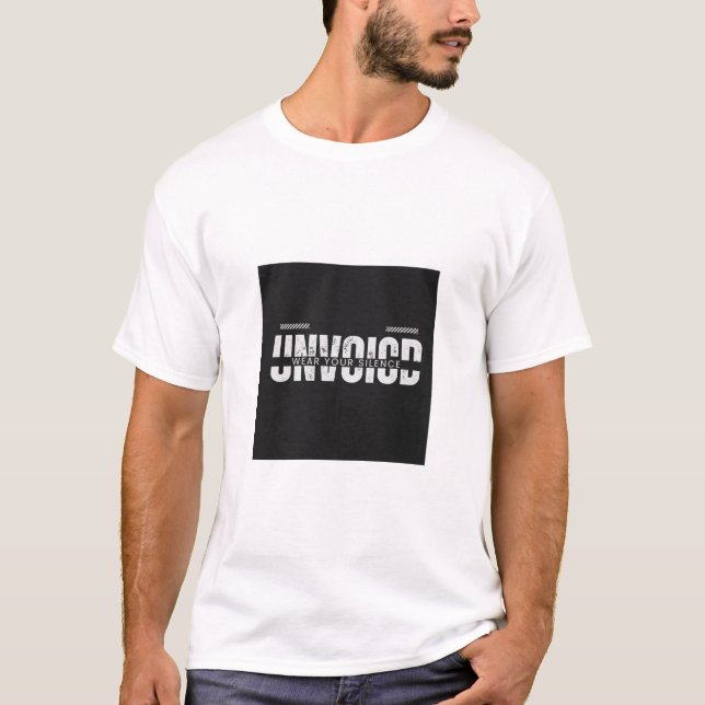CAMISA T-SHIRT IMPRESSA COM TEXTO SEM ÁUDIO. (Frente)