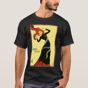 Camisa T: Toulouse-Lautrec - Jane Avril
