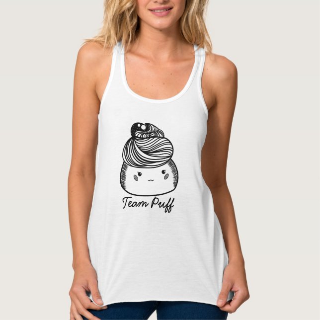 Camisa T vestível designs Cream Puff (Frente)