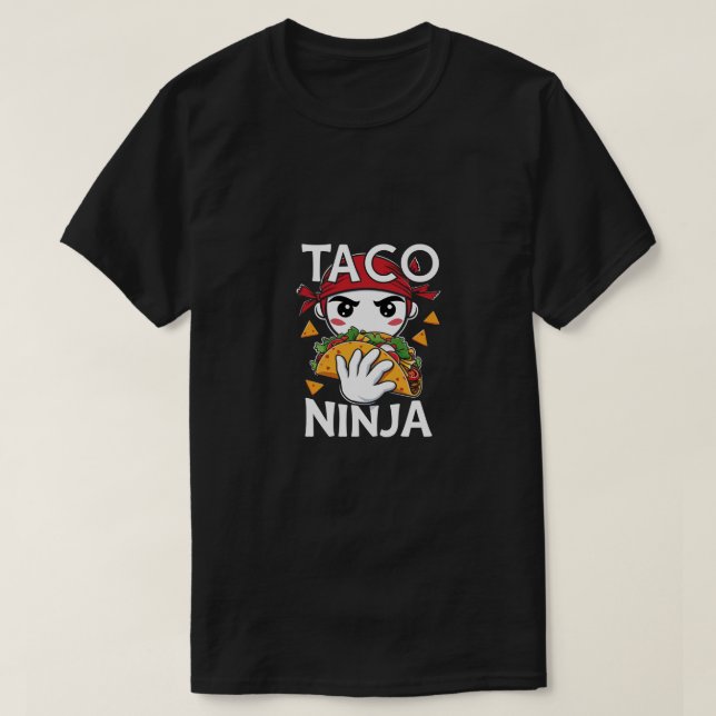 Camisa Taco - Engraçado e agradável (Frente do Design)