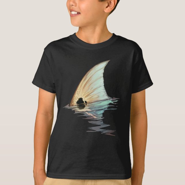 Camisa Tailing Redfish Redfish Tail Red Drum Fish  (Frente)