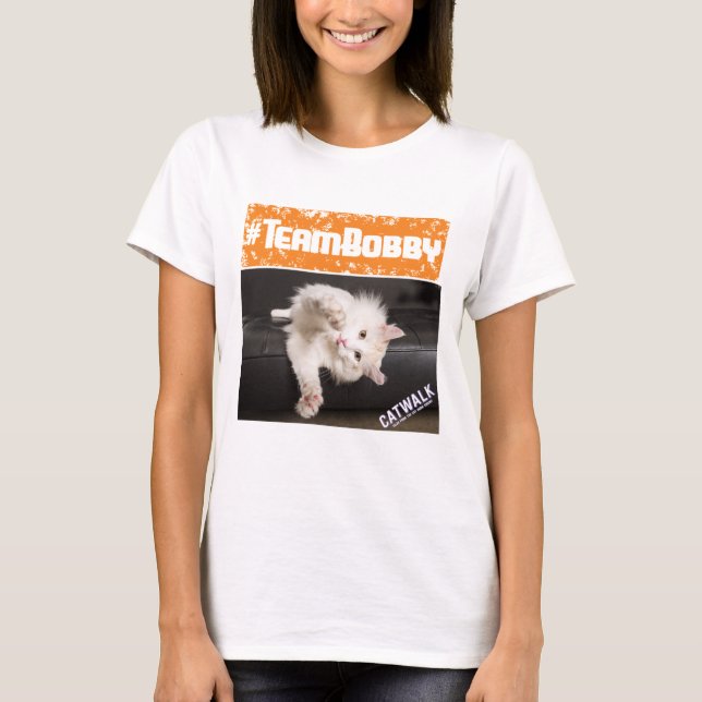 Camisa #TeamBobby - mulheres (Frente)