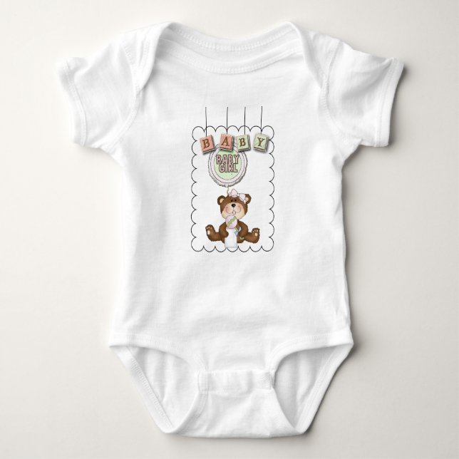Camisa Teddy Bear Baby Blocks & Balão (Frente)