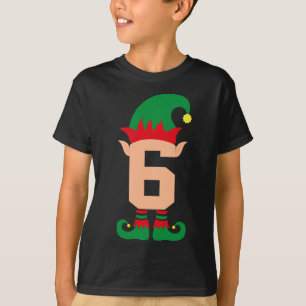 Camisa Tema Elf Chrismas de 6 anos B