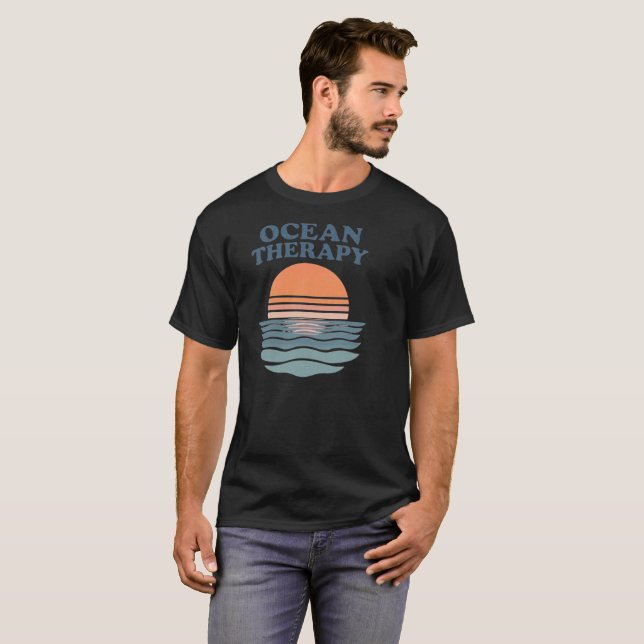 Camisa Terapia Oceânica | Presente para Amante da  (Frente Completa)