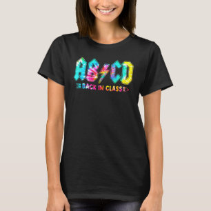 Camisa Tie Dye Abcd Relâmpago De Volta à Professor
