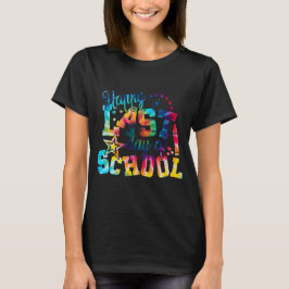 camisa tie dye Feliz último dia de aula 