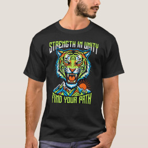 Camisa Tiger Strength Unity – Gráfico Frente Verso