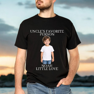 Camisa Tio com Foto Personalizada do Bebê, Camiset