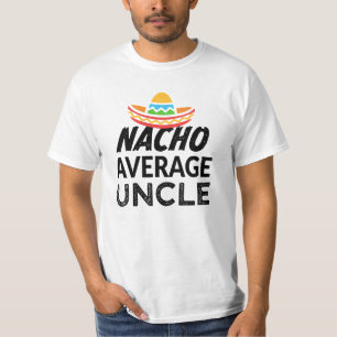 Camisa típica de Nacho Camisa do tio engraçado men