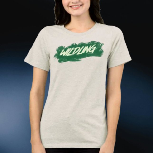 Camisa Tipografia Pincelada Wildling (Criador carregado)