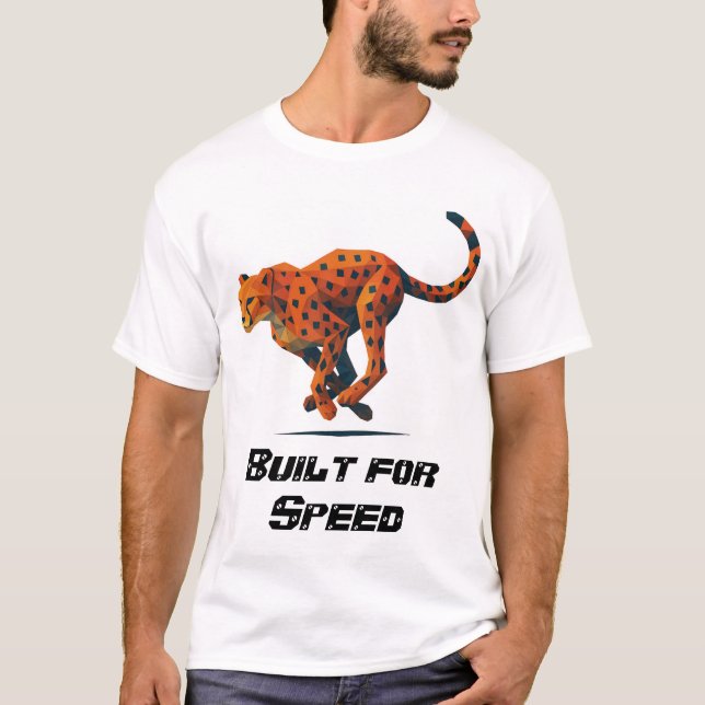 Camisa Titled Cheetah Built for Speed (Frente)