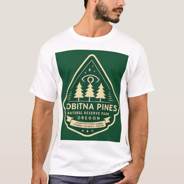 Camisa Tobitna Pines Oregon Natural Reserve Park (Frente)