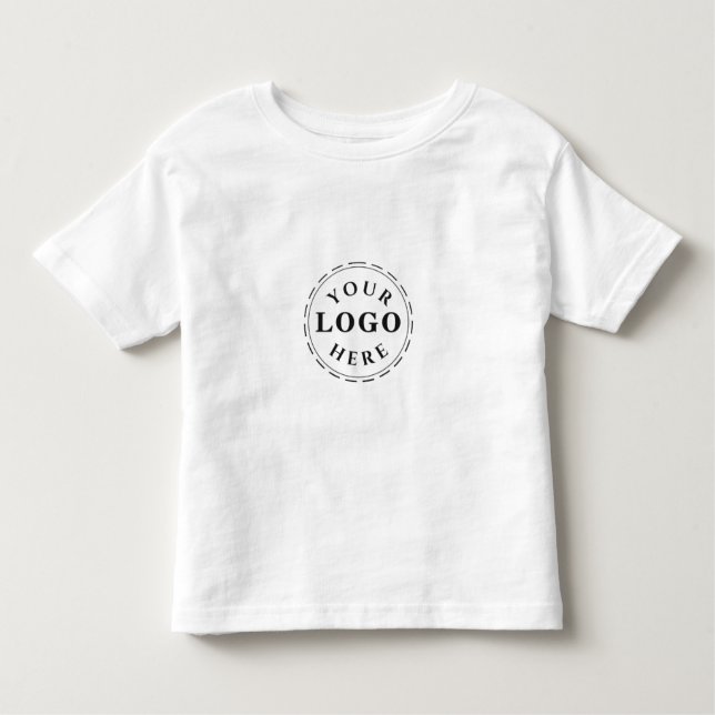 Camisa Toddler Fine Jersey com logotipo personaliz (Frente)