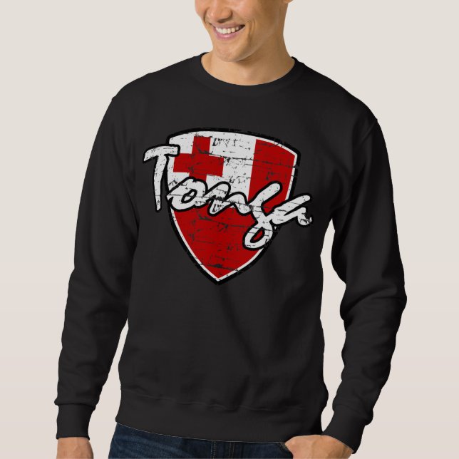 Camisa tonganesa da bandeira t (Frente)