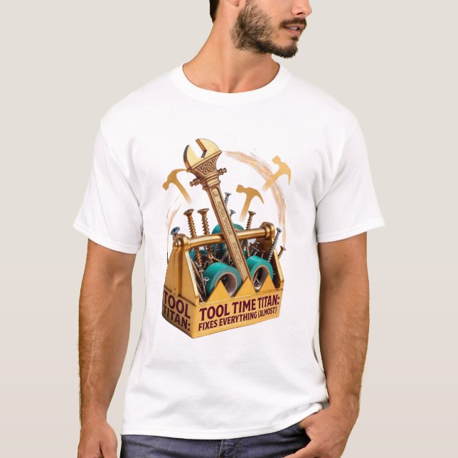 Camisa Tool Time Titan, Presente Divertido para Pa (Frente)