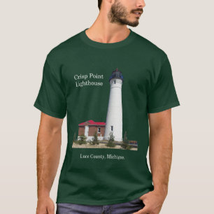 Camisa torrada do farol do ponto